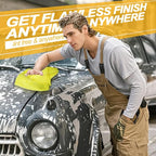 Microfiber Cleaning Cloths Car Interior & Exterior,Highly Absorbent Cloth,Car Wash Rags Lint Free and Reusable，Cleaning Rag for House,Kitchen,Bathroom,Office,16"x16"|Yellow 6-Pack