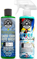 Chemical Guys CWS_110_16A Car Wash, Dry & Shine Bundle - Honeydew Snow Foam Car Wash Soap, 16 oz + After Wash Gloss Boosting Drying Aid (16 oz) (2 Items) Works on Cars, Trucks, SUVs