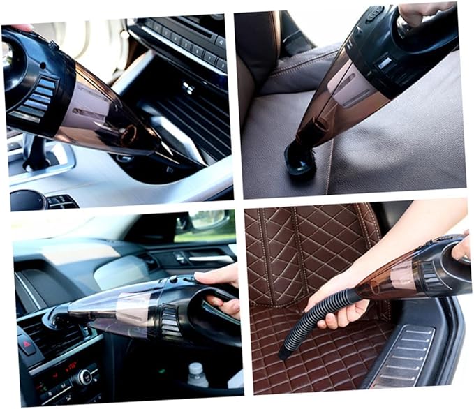 12v Car Vacuum Cleaner Handheld Compact Wet Dry Auto Dust Collector Black