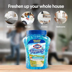 Clorox Fraganzia Crystal Beads Air Freshener, Long Lasting Room Deodorizer and Odor Eliminator Gel Beads to Freshen Home, Car, or Office, Fresh Ocean Breeze Scent, 12 Fl Oz - 12 Pack