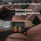 Cup Holder Gap Filler, Car Gap Filler Organizer, Car Gap Filler, Gap Filler Organizer, Car Gap Holder, Suitable Most Vehicles (Black Driver's & Passenger)