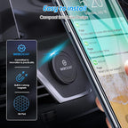 WixGear Universal Flat Stick On (2 Pack) Dashboard Magnetic Car Mount Holder for Cell Phones and Mini Tablets with Fast Swift-Snap Technology - Extra Slim