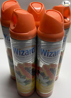 Wizard The Magic of Fresh | Odor Neutralizer & Air Freshener - 10 Oz. Vanilla papaya (Pack of 5) (Packaging May Vary)