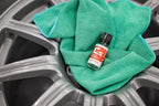 The Rag Company - The Pearl - Professional Microfiber Detailing Towel for Ceramic Coating Leveling and Sealant Removal, Safe and Scratch-Free with No Tags, 320gsm, 16in x 16in, Green -12 Pack