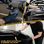 Apex 5 Year Graphene Ceramic Coating 10H with 2 Applicators 50mL - Durable Car Paint Protection - Applies Easily - Hydrophobic Graphene Ceramic for Ultra Gloss - Great on Paint/Glass/Wheels