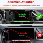 Car Phone Holder Fit for Toyota Camry LE/SE 2025-2026 Accessories -Cell Phone Mount for Camry 8 inch Touchscreen Hands-Free 360° Rotation(NOT FIT 12.3 inch) Does Not Affect Air Vent