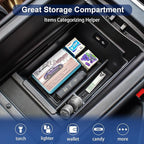 RUNROAD Center Console Organizer Tray Compatible with Mercedes Benz 2020-2026 GLE Class W167 350 450 AMG 53 GLS X167 450 580 63 Accessories, Middle Console Organizer GLE350 Armrest GLE450 Storage Box