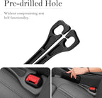 Car Seat Gap Filler 2-Pack, Universal Car Seat Gap Filler Organizer, Seat Gap Plug – Fills Gap Between Seat & Console, Drop-Proof Guard for Phones, Keys & Cards, Fits Cars, SUVs, Trucks, Black