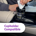Wipex Auto Interior Car Cleaning Wipes - Plant Based Car Wipes - Lavender Essence, Safe for Vinyl, Rubber, Plastic, Leather, Chrome, Non-Greasy Matte Finish, UV Protectant, 40Ct Car Detailing Supplies
