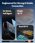 OTTOCAST Mini Slim, 2026 Upgrade 2in1 Wireless CarPlay & Android Auto Adapter, Plug & Play, WLAN Dual-Band 2.4G+5G, Auto Reconnect, Compatible with After 2016 Cars with Wired CarPlay/AA (USB Type-C)