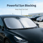 Graphene Car Sun Shade for TVR Cerbera 2000-2005, Blocks UV Rays, Actively Dissipates Heat, Odorless and Easy to Fold Grey_XL