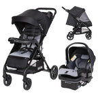 Baby Trend Passport® Carriage Stroller Travel System with EZ-Lift™ Infant Car Seat, Dash Black