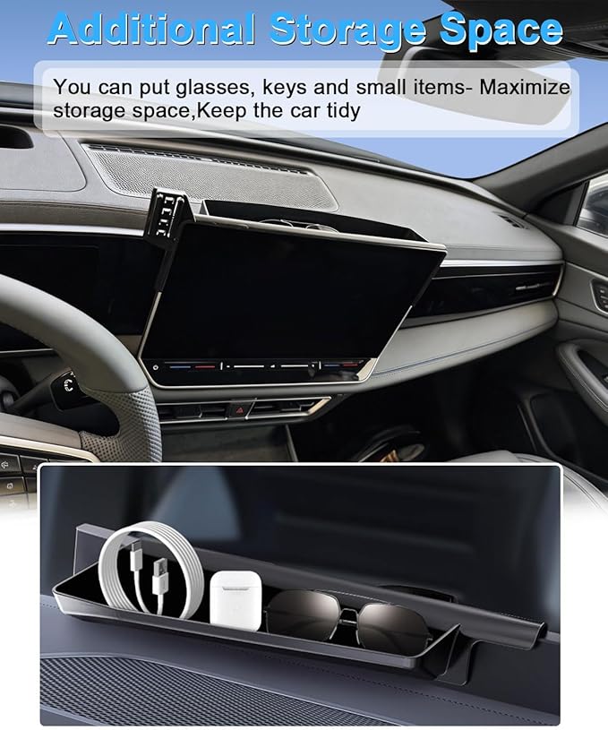 PZK Car Phone Mount for Mazda CX-3 2016-2021 /Mazda 3 2014-2016 /MX-5 Miata 2016-2023 Accessories 7-Inch Screen Compatible with Magsafe Car Phone Holder 360° Rotation Phone Cradles Not Affect Vent