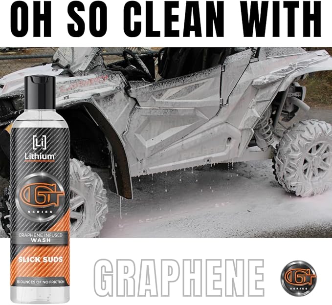 Lithium Slick Suds: Advanced Graphene Car Wash Soap - PH Neutral, Protect & Shine with Every Wash"