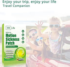 369 Life Motion Sickness Patches for Car and Boat Rides, Ships, Cruise and Airplane & Other Forms of Transport - Travel Essentials, for Adults and Kids (48 Count)