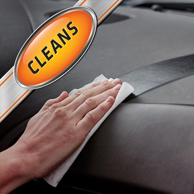 Armor All Car Interior Cleaner Wipes, Interior Cleaning Wipes for Cars, Trucks, Motorcycles, 25 Each, 6 Pack