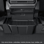 Rear Center Console Organizer for Tesla Cybertruck Trash Can with Anti-Slip Lid Cover Backseat Storage Box 2nd Row Seat Organizer Bin for Cybertruck Accessorie 2024 2025