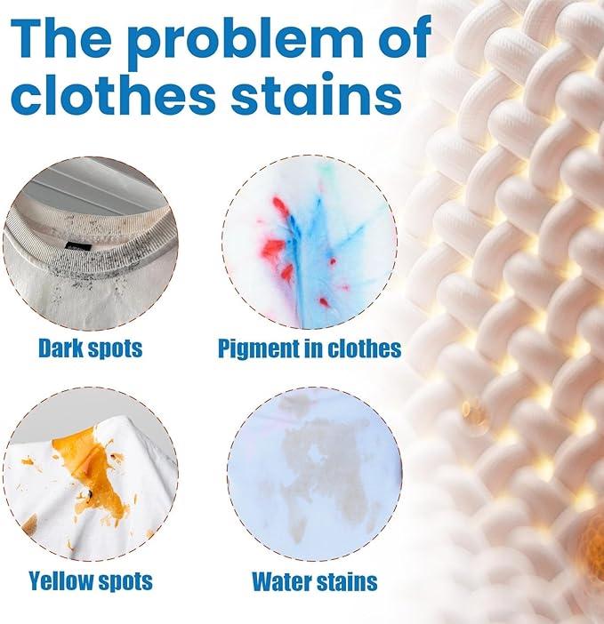 Powerful Stain-removing Laundry Dry-cleaning Spray, Natural Stain Remover for Clothes, But Also Can Be Used to Clean Sofas, Carpets, Car Seats And Other Household Items (120ml)