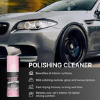 Polishing Cleaner Car Interior, 2026 Upgrade Car Interior Cleaner Spray All Purpose for Leather Plastic Rubber Dashboard Vinyl Seats (2 Pack)