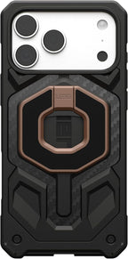 URBAN ARMOR GEAR UAG Magnetic Ring Stand Monarch Mag2 w/Built-in Bottle Opener - Ultra-Strong Double Magnet MagSafe Compatible Metal Phone Ring Grip 360 Rotation Kickstand, Aged Bronze