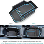 CDEFG 2023-2026 Accord Center Console Accessory Organizer for 2023 2024 2025 2026 Accord 11th Gen (Sport EX-L Sport-L Touring LX EX) Console Armrest Storage Box Accord Hybrid Accessories (Blue)