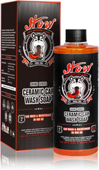 H.O.W AUTO DETAILING & CARE H.O.W 16 oz PH Neutral Ceramic Car Shampoo，Ceramic Car Wash Soap for Pressure Washer