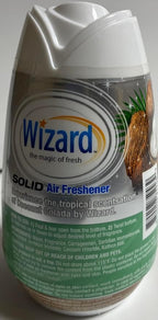 Wizard The Magic of Fresh gel Air Freshener, solid air freshener 7.8 oz Coconut colada (Pack of 6)