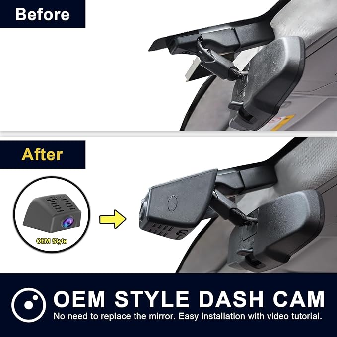 Mangoal Front 4K & Rear 1080P Dash Cam Custom fit for Subaru Crosstrek 2018 2019 2020 2021 2022 2023 (Model A),Base Limited Premium Sport etc,Integrated OEM Look,UHD 2160P Video, App & WiFi,128GB Card