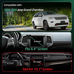 Phone Mount for Jeep Grand Cherokee (2014-2017 2018), Magnetic Phone Holder, Magsafe Car Mount Charger, Dashboard Phone Holder, 15W Wireless Fast Charging for iPhone, Samsung & Google, Car Accessories