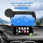 Car Phone Holder Fit for Mazda CX-5 CX5 2017-2020 Accessories 7-Inch Screen Fixed Clip, Cell Phone Mount Compatible with MagSafe Dash Mount Automobile Cradles Hands-Free 360° Rotation