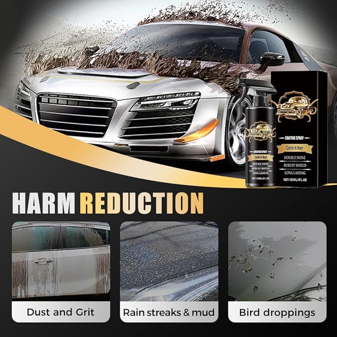 Car Coating Spray, Polish with High-Gloss Finish, Paint Sealant for Lasting Defence, Perfect for Automotive Care