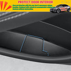4Pcs 2026 2025 Tesla Model Y Juniper Door Pocket Liner Full Protector Cover Door Organizer Tray Side Storage Interior Accessories - Waterproof & Anti-Scratch TPE Inserts