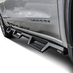 Westin 56-534695 HDX Drop Wheel to Wheel Nerf Bars fits 2019-2025 Silverado Sierra 1500 Crew Cab 6'5" Bed (Exc 2019 Silverado LD/Sierra 1500 Limited) Textured Black Pair