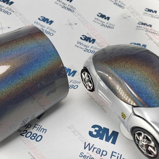 3M Car Wrap Roll 2080 Gloss Flip Psychedelic | GP281 | (5ft x 15ft (75 Sq/ft)) | Automotive Vinyl Wrap for Cars - Car Interior Wrap & Exterior | w/Free Instawraps Pro Glove