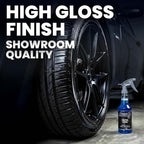 LANE'S Super Blue Tire Dressing Spray | High-Gloss Car Tire Shine Spray | No Sling, No Run, Long Lasting | Protects from Cracks & UV Rays | Non-Greasy Automotive Dressing & Cleaner | 16oz, 2 Pack