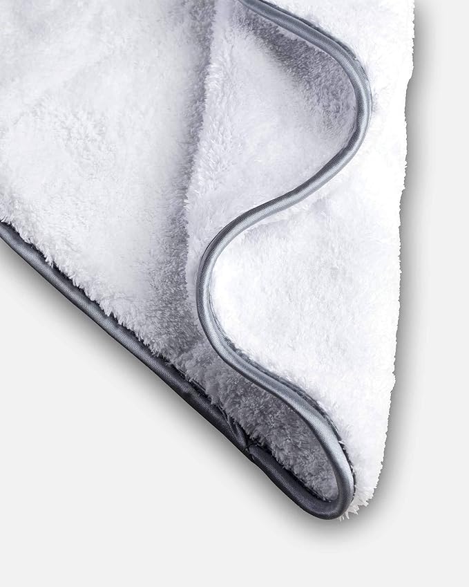 Adam's Polishes Double Soft Microfiber Towel - Premium Quality Microfiber Polishing Towel with Scratch-Free Satin Edge - Buff Away Polishes & Car Wax with Ease (12 Pack)