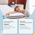 Powerful Mattress Yellow Stain Cleaner, Carpet Stain Remover, Urine Stains Remover for Mattress, Fabric Car Seat Cleaner, Oil Stains Removers for Clothes, No-Scrub Foam for Beds Sofa & Couch (2)