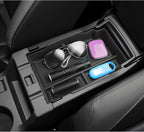 LUWU Center Console Organizer Compatible with Subaru Crosstrek & Impreza 2024-2026 Accessories Armrest Console Secondary Storage Box Insert Tray ABS Material with Coin Holder Black