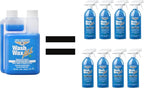 Wet or Waterless Car Wash Wax 8oz Concentrate [Makes 1 Gallon of Wash Wax ALL] Aircraft Quality for Car, RV, Boat, Motorcycle Use Anywhere, Anytime, Home, Apartments, School, Garage, Parking Lots