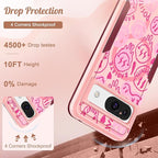 for Google Pixel 8A Case 6.1 Inch - Compatible with MagSafe Women Girls Cute Magnetic Protective Cover Girly Kawaii Pretty Fashion Heavy Duty Shockproof Design for Google Pixel 8A Phone Cases