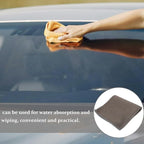 Microfiber Car Care Towel 40x40cm Absorbent Auto Detailing Cloth Gray Waffle Pattern for Interior and Exterior Car Maintenance Supplies