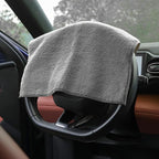 Microfiber Towels Cleaning Car Interior & Exterior,Microfiber Cloths Highly Absorbent,Car Wash Rags Lint Free and Reusable,Fits House,Kitchen,Bathroom,Office,16"x16"|Grey 6-Pack