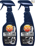 303 Products Wheel and Tire Cleaner - Cleans Both Wheels and Tires Effectively - Tough on Brake Dust - Removes Tire Browning - Foaming Formula, 15.5 fl. oz. (30596CSR) Packaging May Vary (Pack of 2)