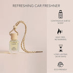 Llum Wild Berries Hanging Car Air Freshener – Luxury Automotive Perfume Diffuser 10ml (0.34 fl oz), Long-Lasting Fragrance, Alcohol-Free Non-Toxic Car Scent, Glass Bottle With Wood Cap