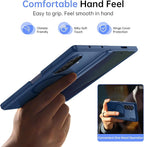 MOBOSI Magnetic for Z Fold 7 Case with Privacy Screen Protector, Samsung Galaxy Z Fold7 Cover[Compatible with Magsafe & Full Body Hinge Protection] Shockproof Phone Cases for zfold 7, Blue