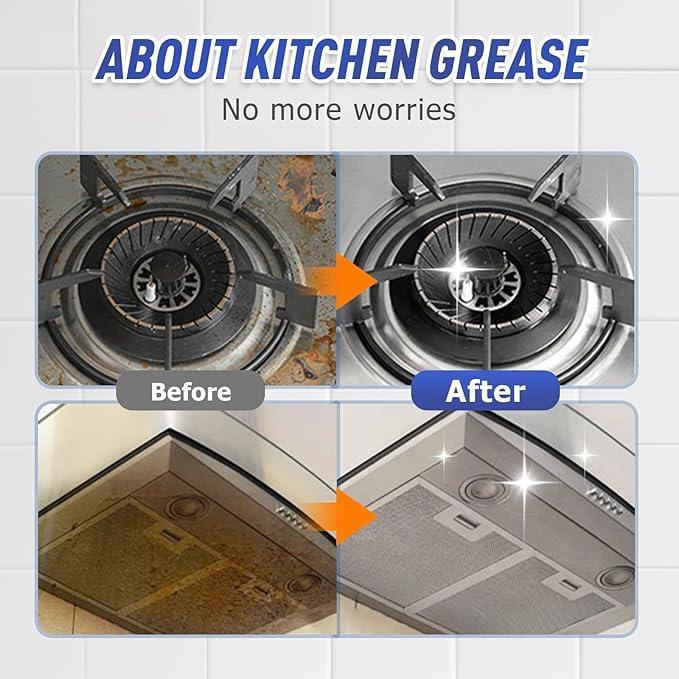 2026 New Kitchen Heavy Oil Cleaner,3.38 Oz Kitchen Appliance Cleaner,Oven Cleaner Heavy Duty For Kitchen Appliances, Household, Oven, Stove, Range Hood (1pcs)