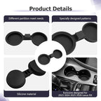 LUWU 2025 2026 RX350 Center Console Cup Holder Compatible with 2024 2025 2026 Lexus RX350/RX450/RX500 Accessories Premium Silicone Cup Holder Mat Spill-Proof, Easy Install & Clean, Black