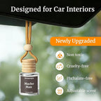 Hanging Car Air Fresheners, Aromtopia Bold Masculine Woody Fragrance for Car Diffuser, Rear View Mirror Accessories, Small Gift for Men (Macho Man), Pack of 2