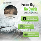 Nanoskin BUBBLE BATH Foaming Car Wash Shampoo 1 Gallon - Works with Foam Cannon, Foam Gun, Bucket Washes, Car Soap for Pressure Washer | For Car, Truck, Motorcycle, RV & More | Green Apple Scented