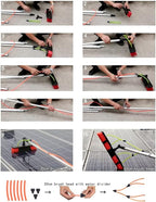 Extendable 6M Window Cleaning Pole with 30cm Water Fed Ideal for Conseatory Roofs Solar Panel Cleaning and High Reach TrucksDurable & Lightweight